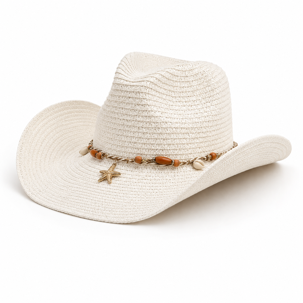 Chapeaux de Cowboy en Paille Mixte Modèle Montana Chapeaux de Cowboy en Paille Mixte Modèle Montana