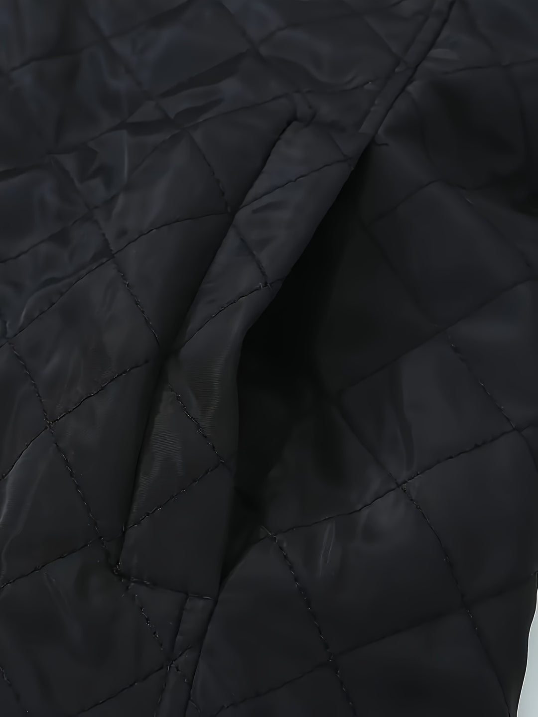 Women's Black Quilted Coat Hooded Longline Zip Front Puffer